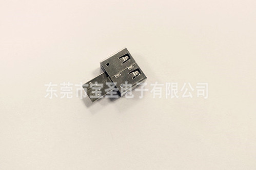 USB-MICRO公+A母轉(zhuǎn)接頭帶護套 短體